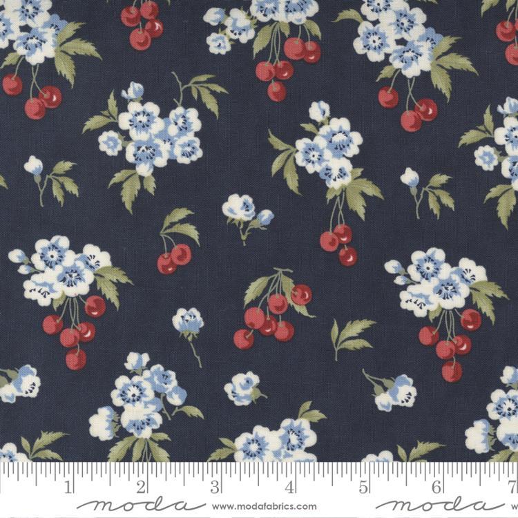 MODA Isabella 14941-16 Navy - Cotton Fabric