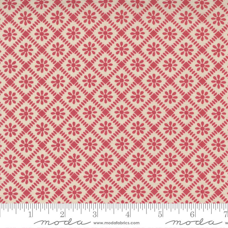MODA La Vie Boheme 13905-19 Pearl French Red - Cotton Fabric