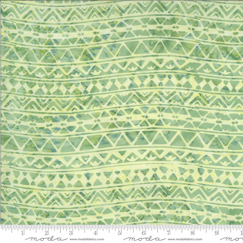 MODA Malibu Batiks 4357-34 Fern - Cotton Batik Fabric