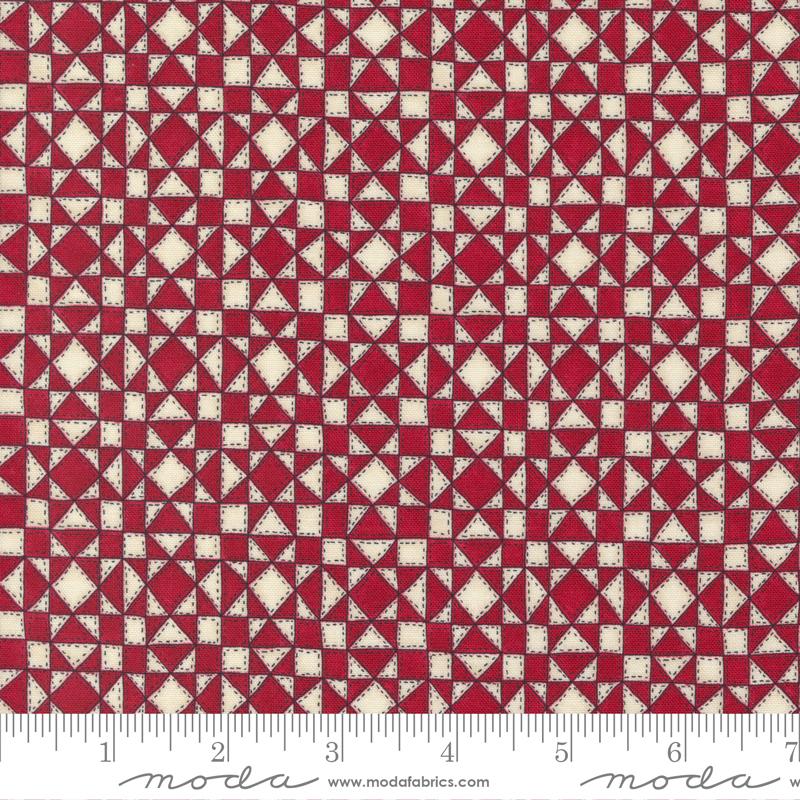MODA My Country 7045-13 - Rich Red - Cotton Fabric