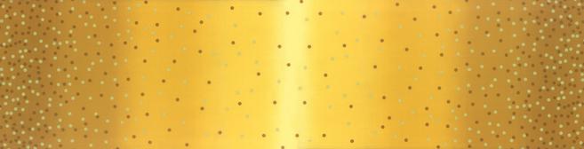 MODA Ombre Confetti Metallic Mustard 10807-213M - Cotton Fabric