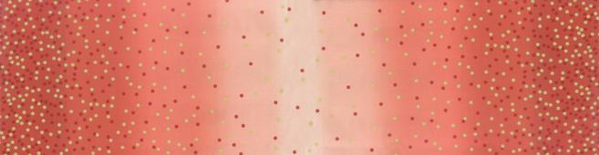 MODA Ombre Confetti Metallic Persimmon 10807-216M - Cotton Fabric
