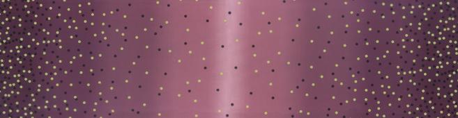 MODA Ombre Confetti Metallic Plum 10807-208M - Cotton Fabric
