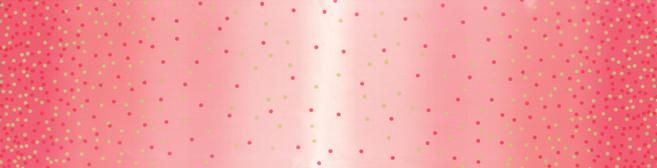 MODA Ombre Confetti Metallic Popsicle Pink 10807-226M - Cotton Fabric
