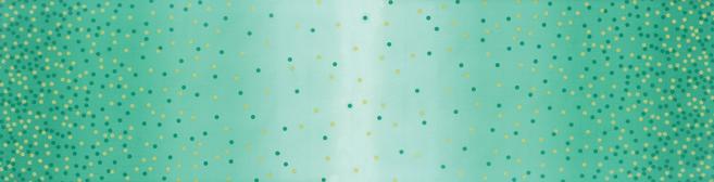 MODA Ombre Confetti Metallic - 10807-31M Teal - Cotton Fabric