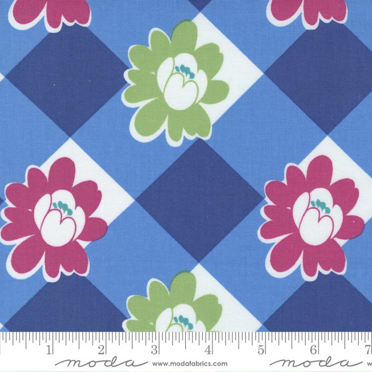 MODA Picnic Pop - 22430-13 Bright Blue - Cotton Fabric