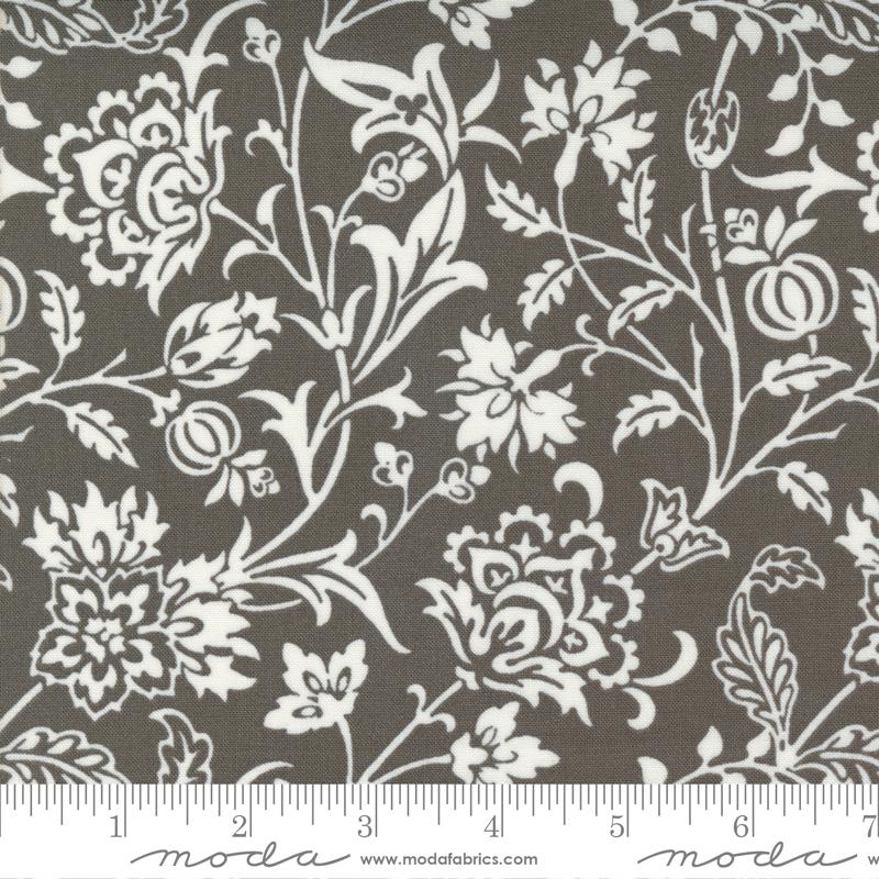 MODA Pumpkin Blossoms - 20420-17 Charcoal - Cotton Fabric