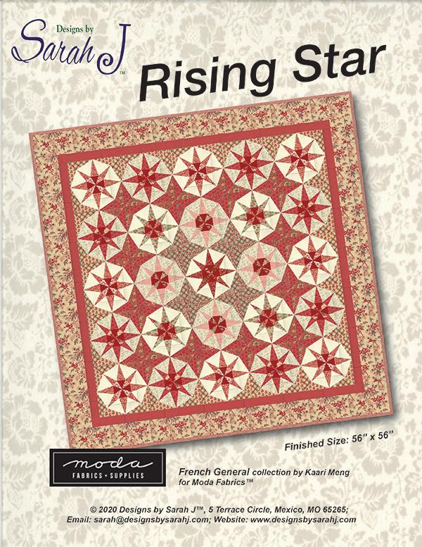 MODA Rising Star Quilt Pattern- DSJ-2077G