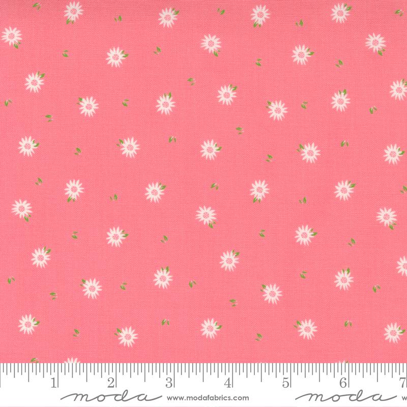 MODA Sincerely Yours 37614-15 Flamingo - Cotton Fabric