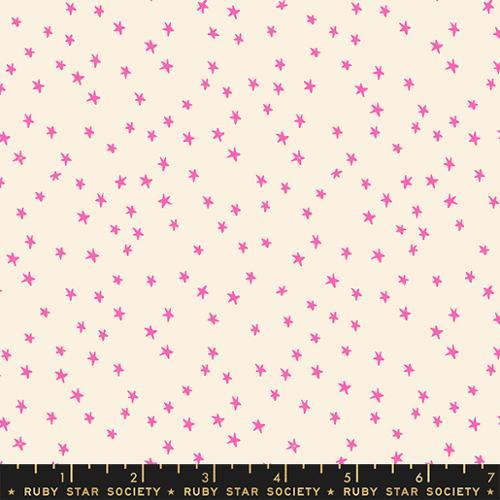 MODA Starry Mini Starry Ruby Star - RS4110-22 Neon Pink - Cotton Fabric