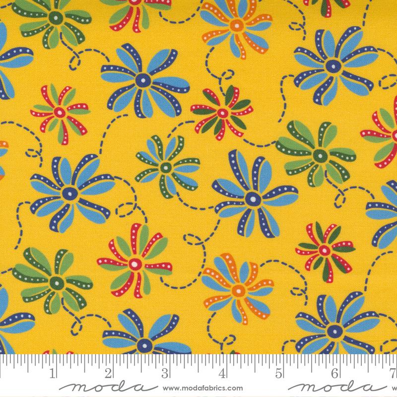 MODA Story Time 21792-14 Yellow - Cotton Fabric