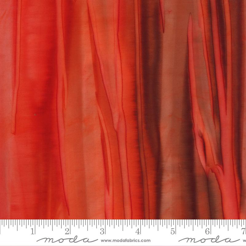 MODA Sunny Day Batiks 4358-41 Flame - Cotton Fabric