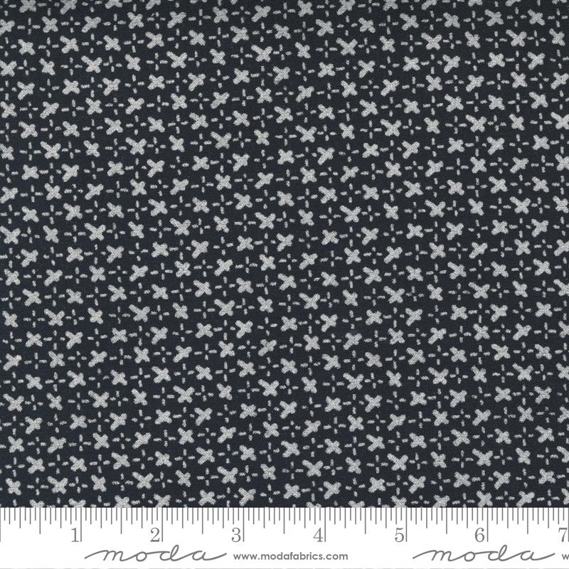 MODA Whispers Metallic - 33552-15MS Black Silver - Fabric