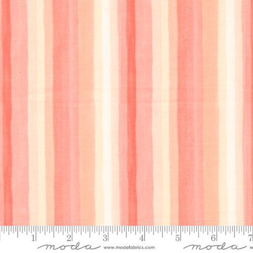 MODA Willow Stripe - 36067-13 Peony - Cotton Fabric