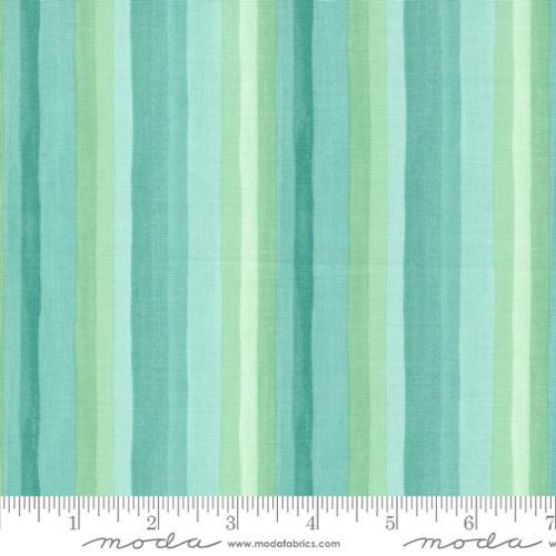 MODA Willow Stripe - 36067-19 Pond - Cotton Fabric