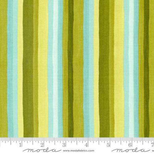 MODA Willow Stripe - 36067-21 Lagoon - Cotton Fabric