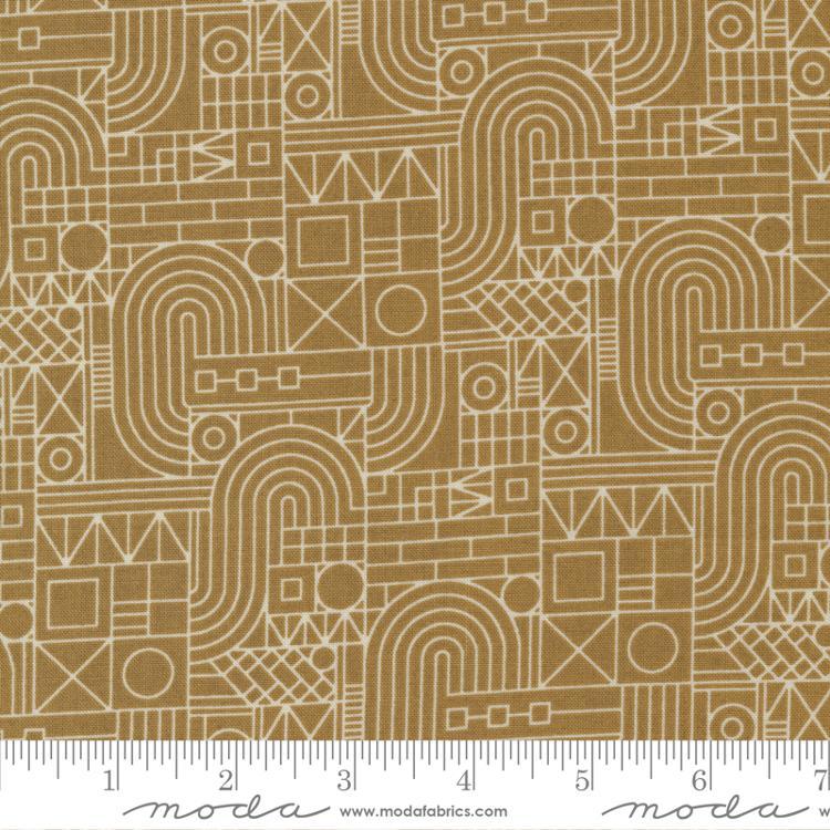 Moda Decorum Form 30682-22 Caramel - Cotton Fabric