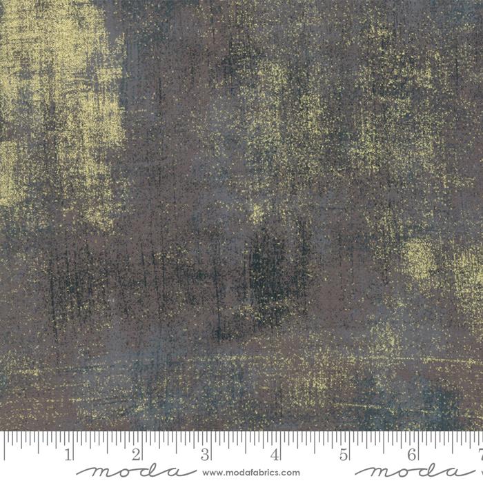 Moda Grunge Metallic Lead 30150-526M - Cotton Fabric