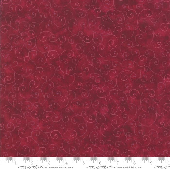 Moda Marbles Swirls Burgundy 9908-25 - Cotton Fabric