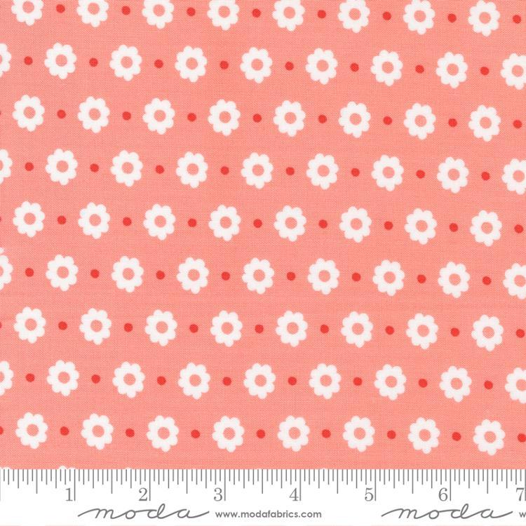 Moda Simply Delightful - 37640-25 Carnation - Cotton Fabric