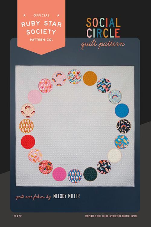 Moda "Social Circle Quilt" RSS-P102G Quilt Pattern
