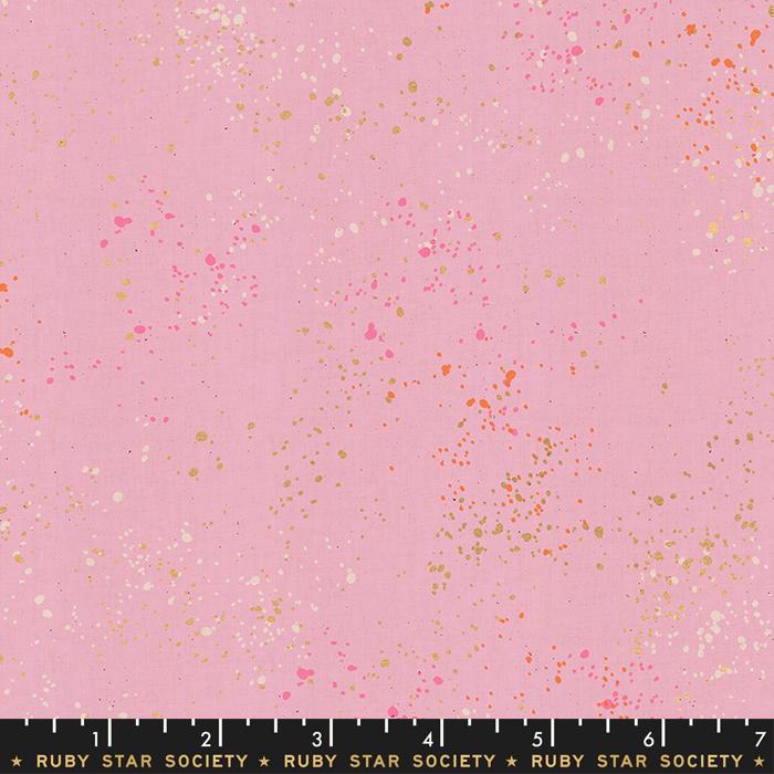 Moda Speckled Metallic RS5027-67M Pink - Cotton Fabric