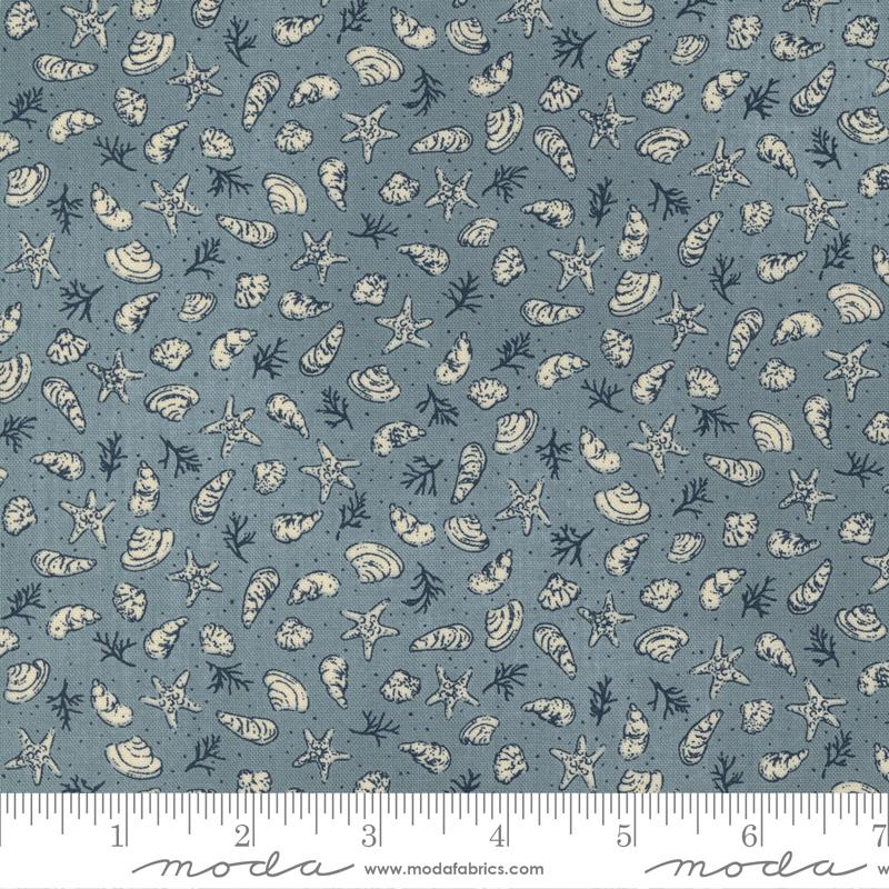 Moda To The Sea 16931-16 Sky - Cotton Fabric
