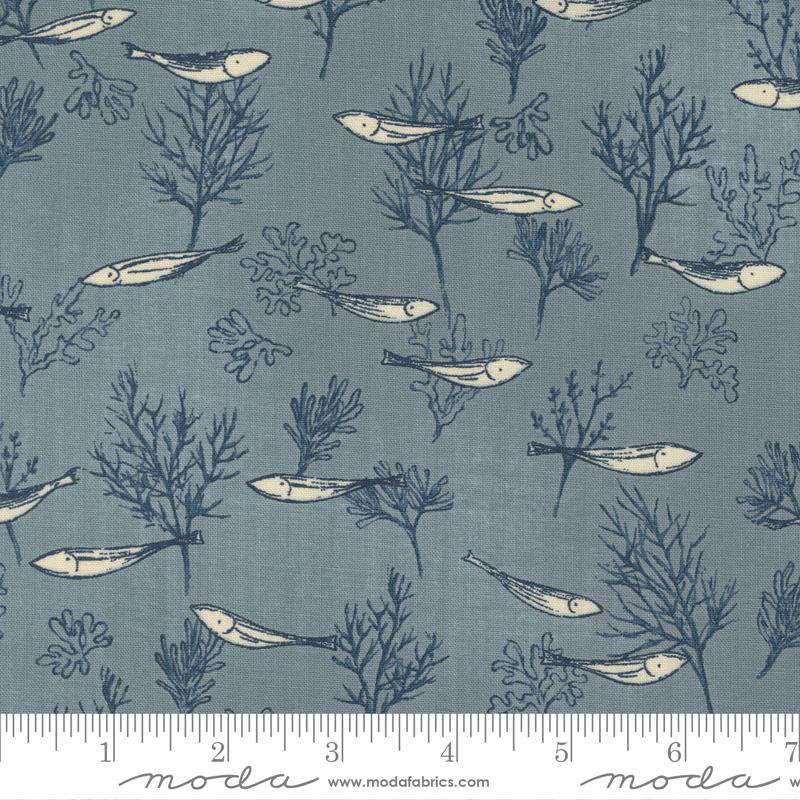 Moda To The Sea 16932-15 Sky - Cotton Fabric