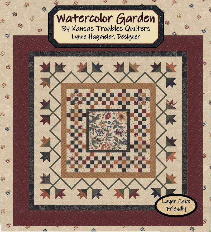 Moda Watercolor Garden Pattern KT-22095 - Patterns