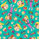 NCI JoJo Bow Bow Emoji Friends 73306-A620715 - Cotton Fabric