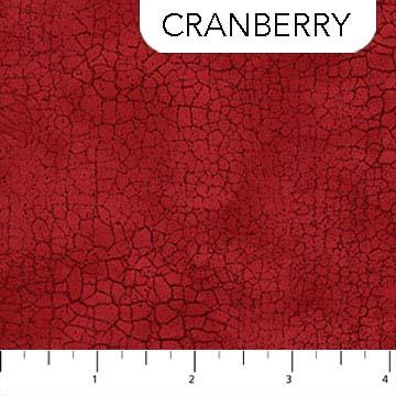 NCT Crackle - 9045-24 Cranberry - Cotton Fabric