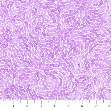 NCT Pressed Flowers 24654-84 Lavender - Cotton Fabric