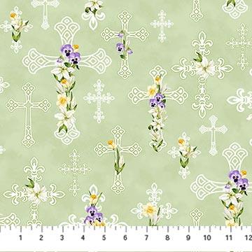 NCT Spring Awakening - 26869-72 Green Multi - Cotton Fabric