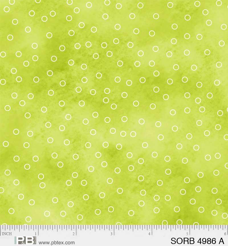 PB Sorbet 4986-A Green - Cotton Fabric