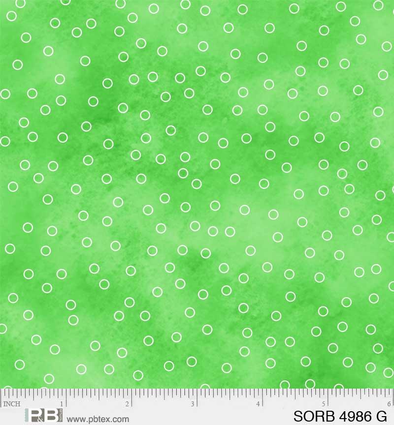PB Sorbet 4986-G Green - Cotton Fabric