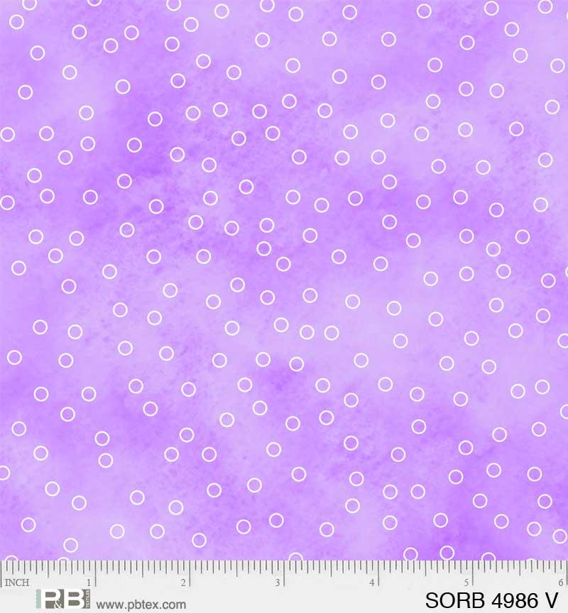 PB Sorbet 4986-V Violet - Cotton Fabric