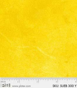 PB Suede - SUEB-300-Y Yellow - Cotton Fabric