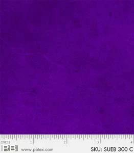 PB Suede, SUEB-300-C Purple - Cotton Fabric