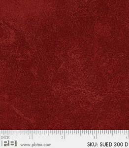 PB Suede - SUED-300-D Red - Cotton Fabric