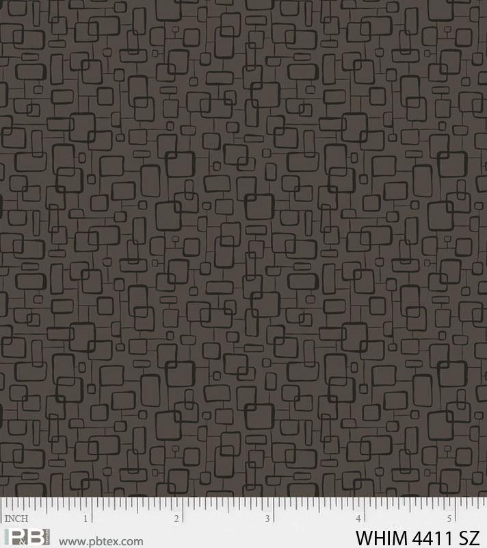 PB Whimsy WHIM-04411-SZ Gray - Cotton Fabric