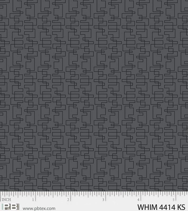 PB Whimsy WHIM-04414-KS Gray - Cotton Fabric
