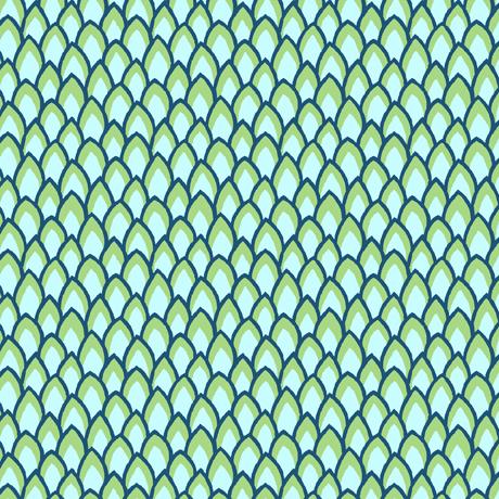 QT Madelyn 29096-H Teal - Cotton Fabric
