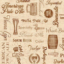 QT On Tap - 28424-E Cream - Cotton Fabric