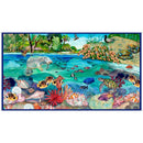 QT This & That IV - Manatee Panel 28138-B Blue - Cotton Fabric