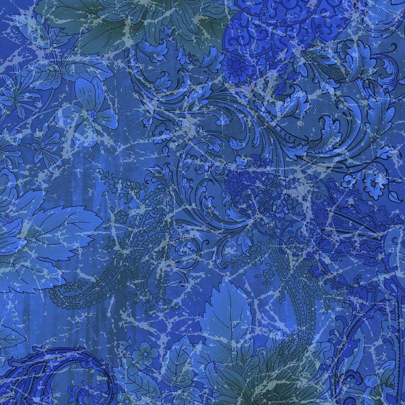 RJR Maison 700-BL1 Blue - Cotton Fabric