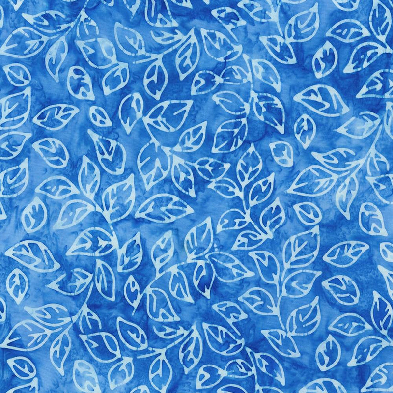 RK Artisan Batiks: Floral Wave 21624-82 Blue Jay - Cotton Fabric