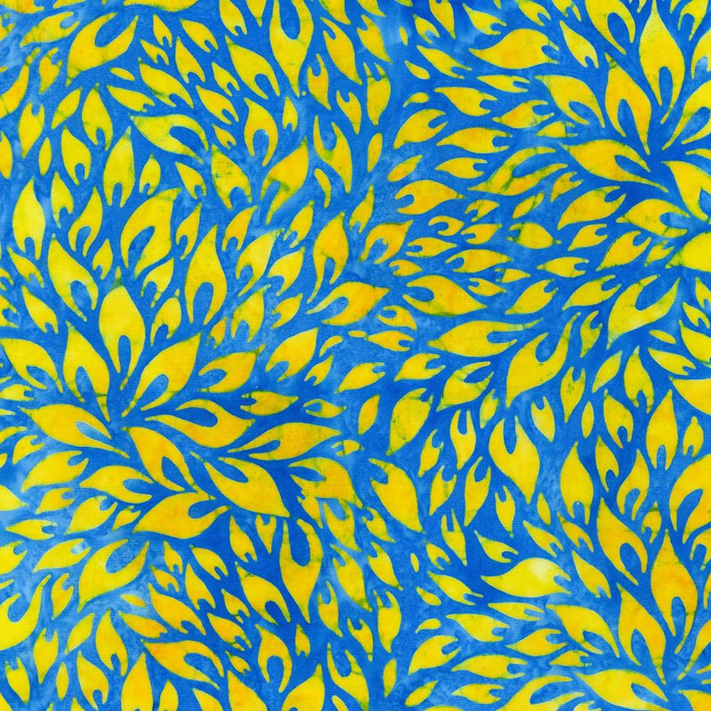 RK Artisan Batiks: Floral Wave 21625-361 Capri - Cotton Fabric
