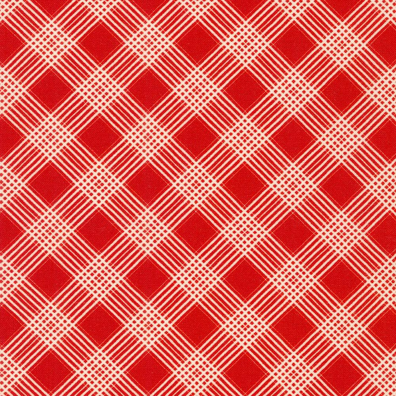 RK Daisy's Redwork 21266-3 Red - Cotton Fabric
