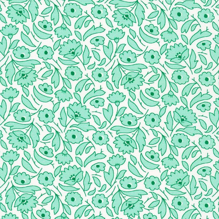 RK Gentle Petals 21154-7 Green - Cotton Fabric