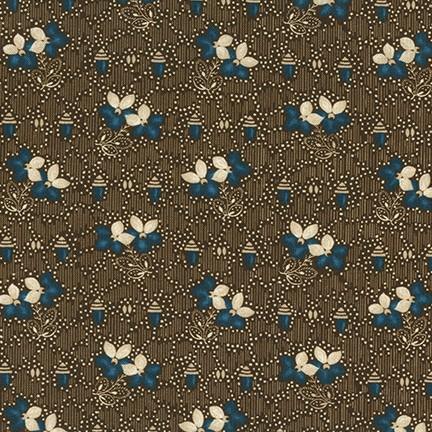RK Henderson Street AZU-20512-16 Brown - Cotton Fabric